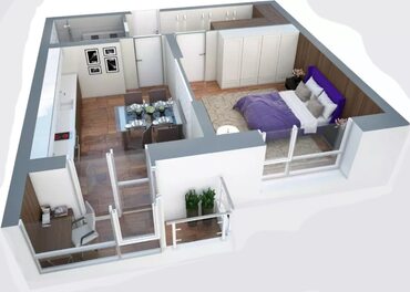 Дизайн 1-комнатной квартиры - блог компании АртСтройДом