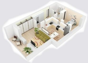 Дизайн 2-комнатной квартиры в Днепре - блог компании АртСтройДом