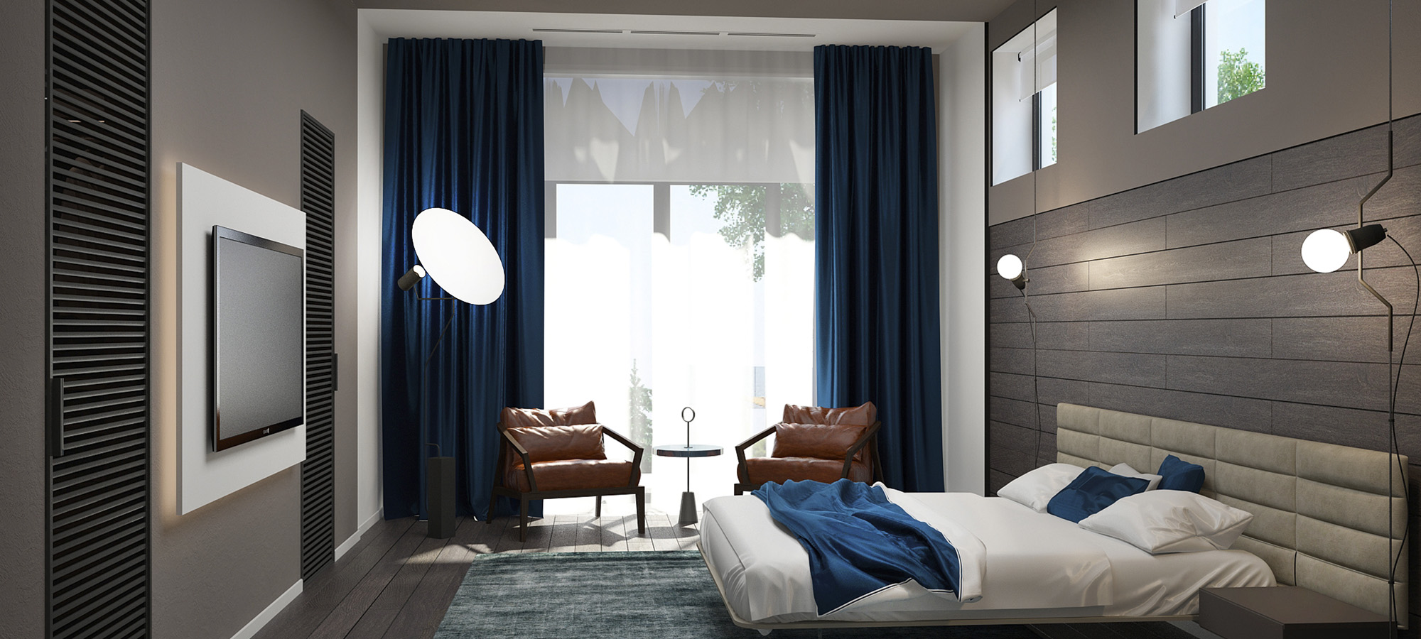 Дизайн объекта - Частная вилла (спальня, бильярдная ), портфолио от студии АртСтройДом
